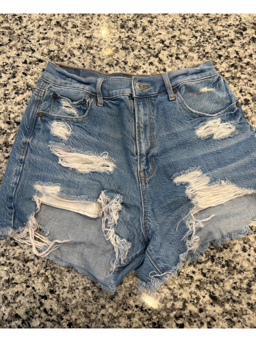 American Eagle Outfitters Light Blue Denim Shorts